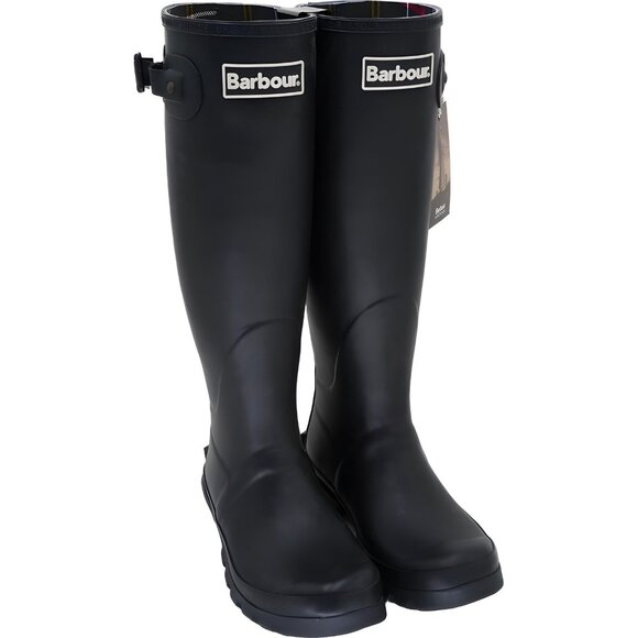 Barbour Bede Women's Wellington Rain Boots Navy US 5 - Picture 1 of 6
